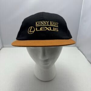 Kenny Kent Lexus Dealership Promo Hat Black Brown Hook N Loop Baseball Cap